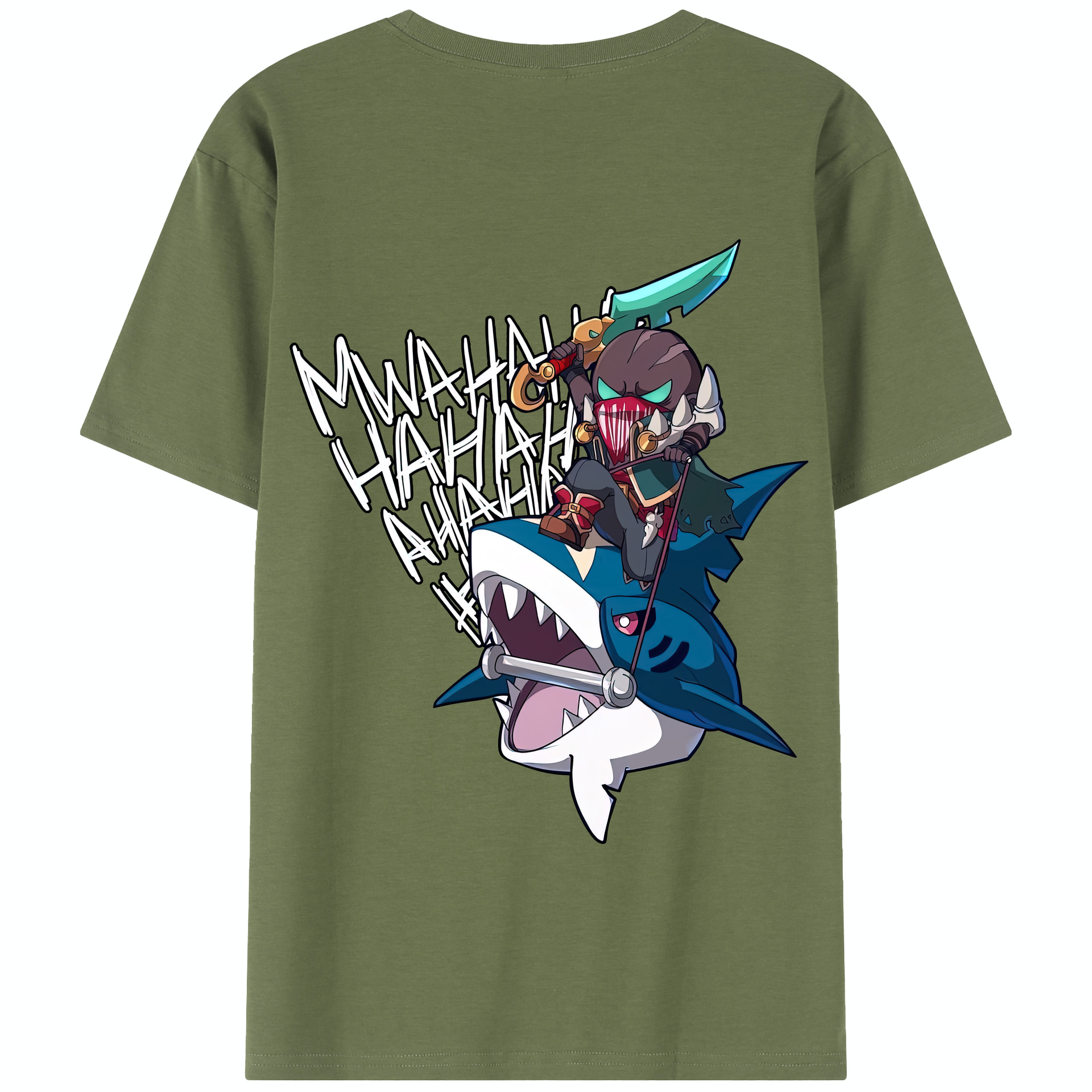 リーグ・オブ・レジェンド League of Legends LOL 綿100％半袖Tシャツ（背面プリント）